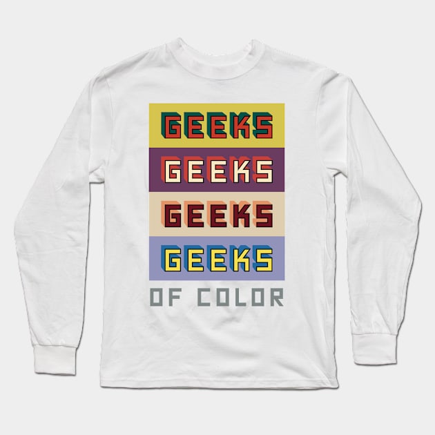The Retro Tee – Self-Titled Collection Long Sleeve T-Shirt by geeksofcolor